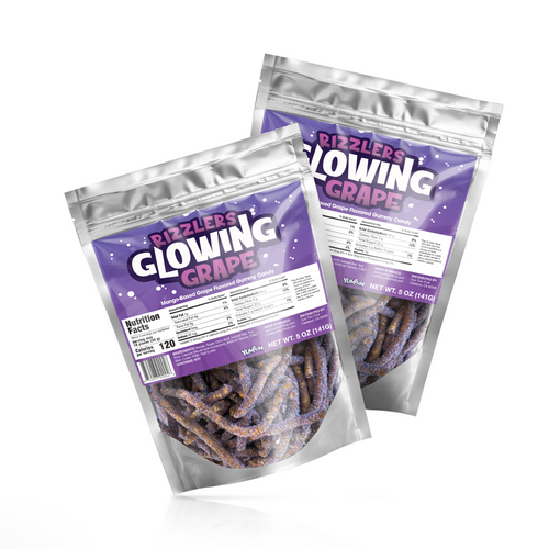 Rizzlers – Glowing Grape Gummies 